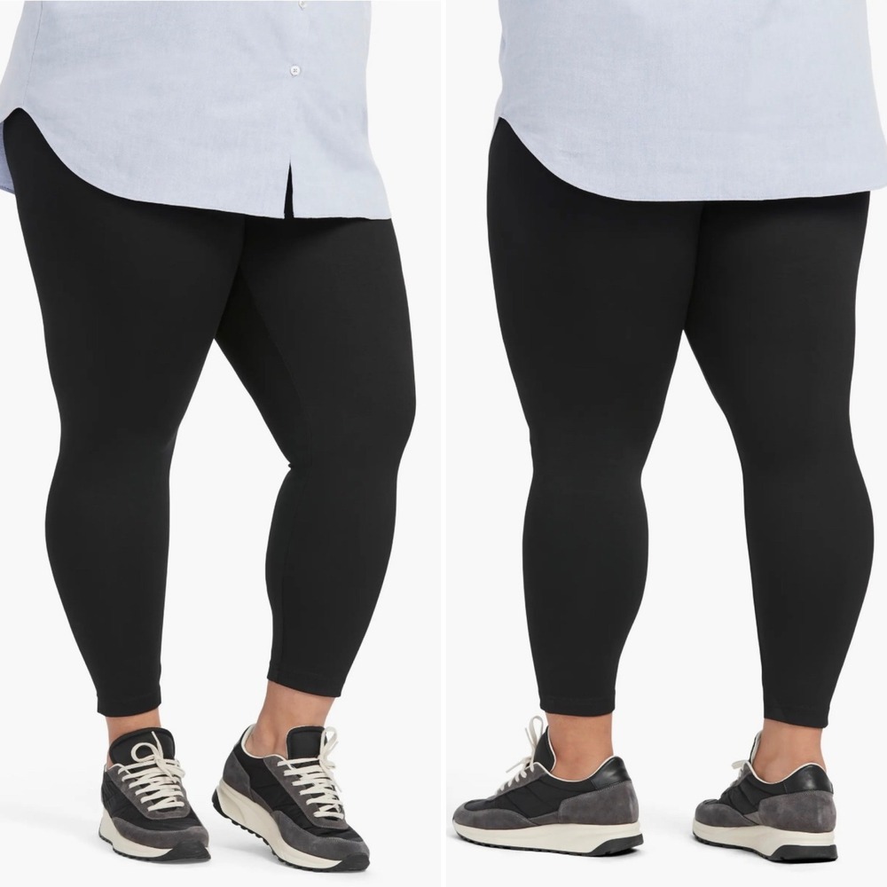 Pari Passu Plus Size‎ Goldie Leggings Quiet Luxury Black Everyday Wear Size 14